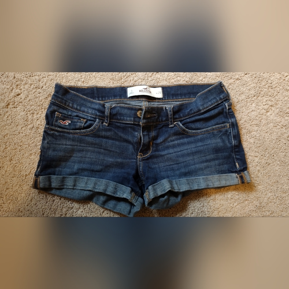 Hollister Blue Denim Shorts